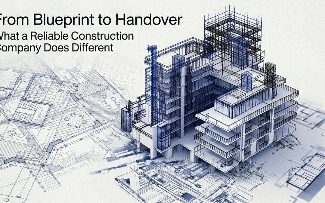 From blueprint to handover - what a reliable construction company in Vellore does differently