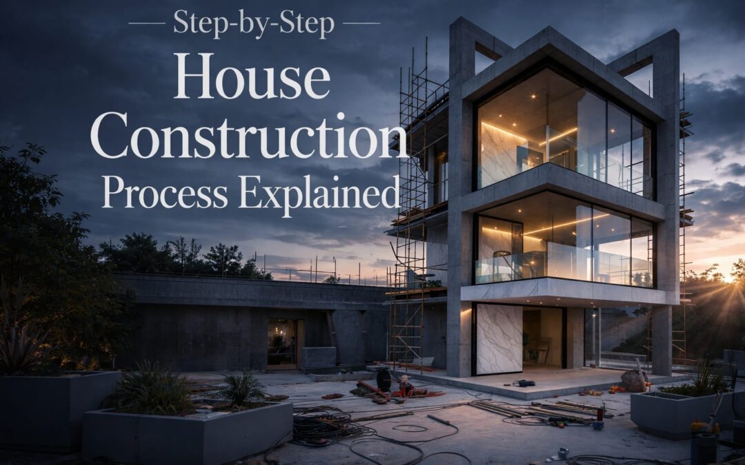 Step by step house construction process in Vellore explained by Excellent Builders